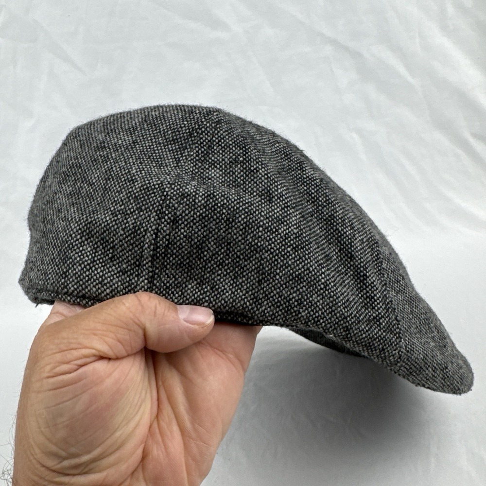 U.S. Polo Assn Gray Tweed Ivy Newsboy Driver Flat Cap Hat S/M - Picture 5 of 9